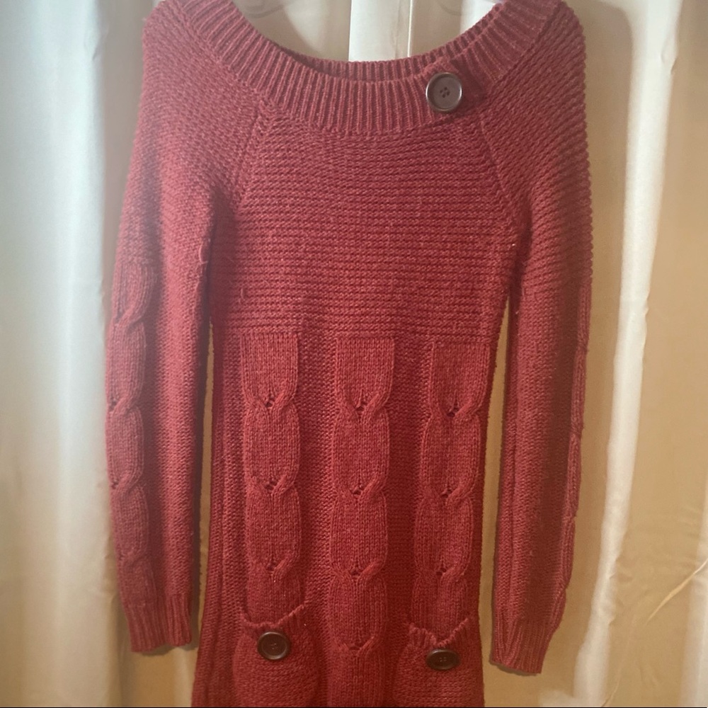 JJ Basics Small Knit Sweater Dress